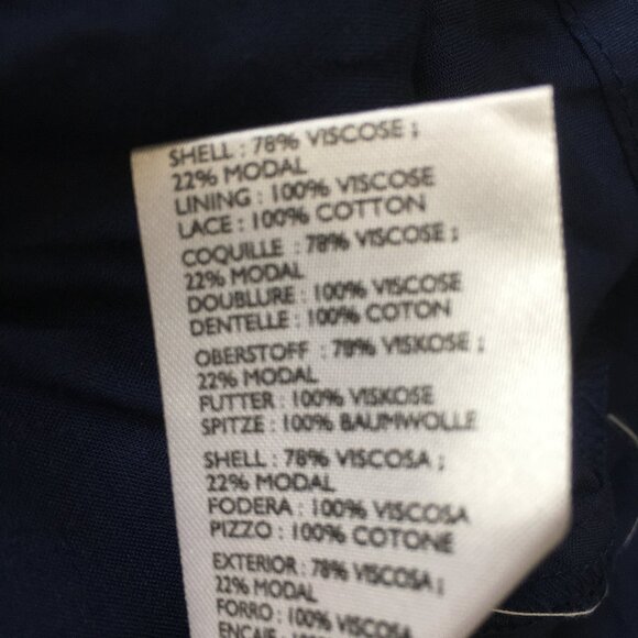 FREE PEOPLE Blue MultiColor Mixed Fabric Applique Long Sleeve Boheme Dress - Picture 3 of 11